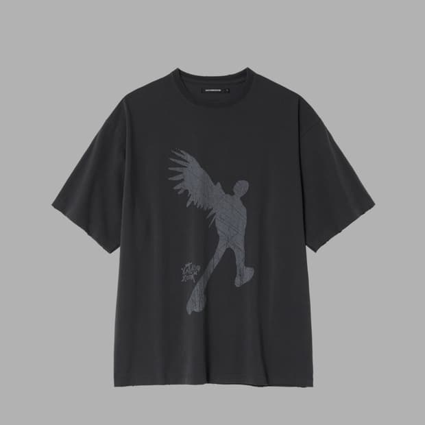 해칭룸 Broken Angel Tee Charcoal