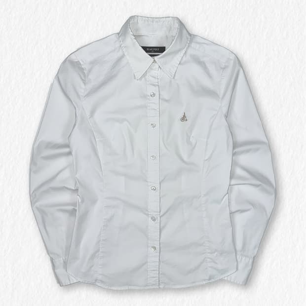 빈폴 프린세스라인 블라우스 화이트