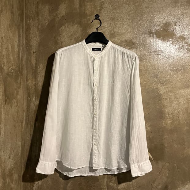 헤지스 헨리넥 린넨 셔츠