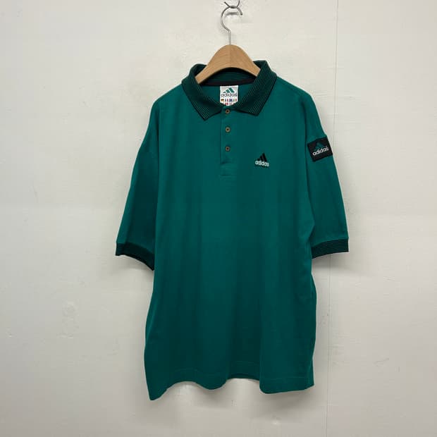 90s 아디다스 Equipment 폴로 셔츠 그린