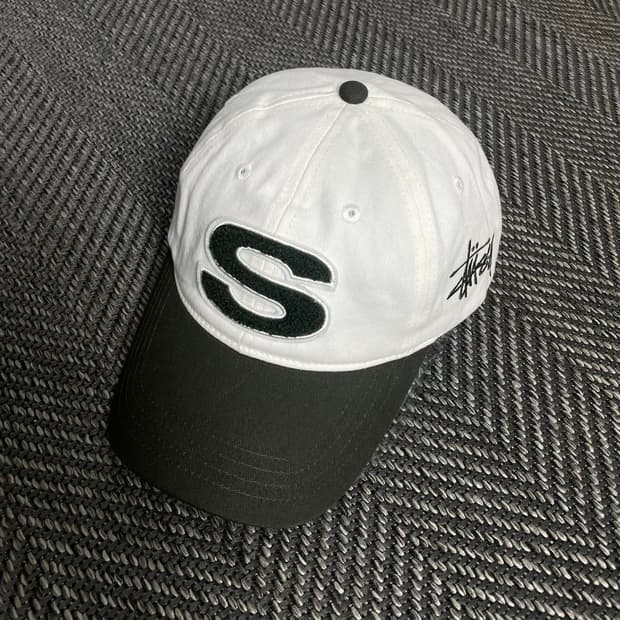 스투시 에스로고 투톤 올드스쿨 볼캡o 3620