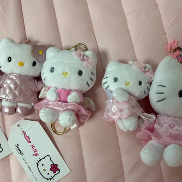 엔젤 키티 인형 키링 일괄 5개