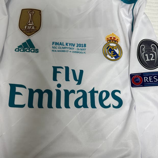 17/18 레알마드리드 홈 긴팔 유니폼 호날두
