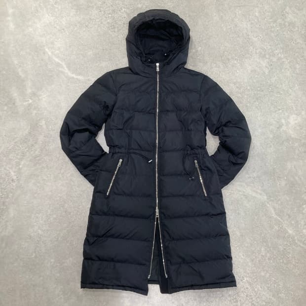 (S) 띠어리 롱패딩 블랙