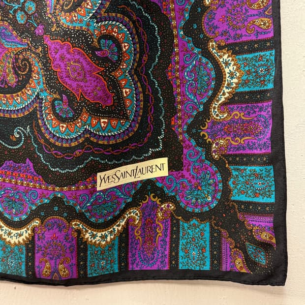 YVES SAINT LAURENT Paisley & Ornamental