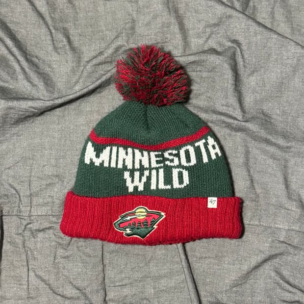 NHL Minesota Wild Knit Pom Beanie 