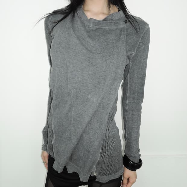 Diesel Asymmetric Layered cardigan