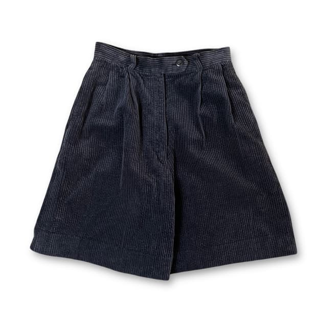 (24) JPN 네이비 코듀로이 숏팬츠