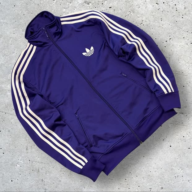 [95] 11s 아디다스 파이어버드 삼선 트랙탑 져지 퍼플 B630