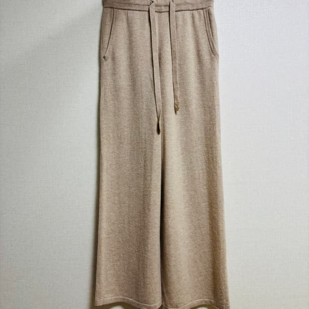 SUPER CASHMERE 100% 캐시미어 와이드 팬츠