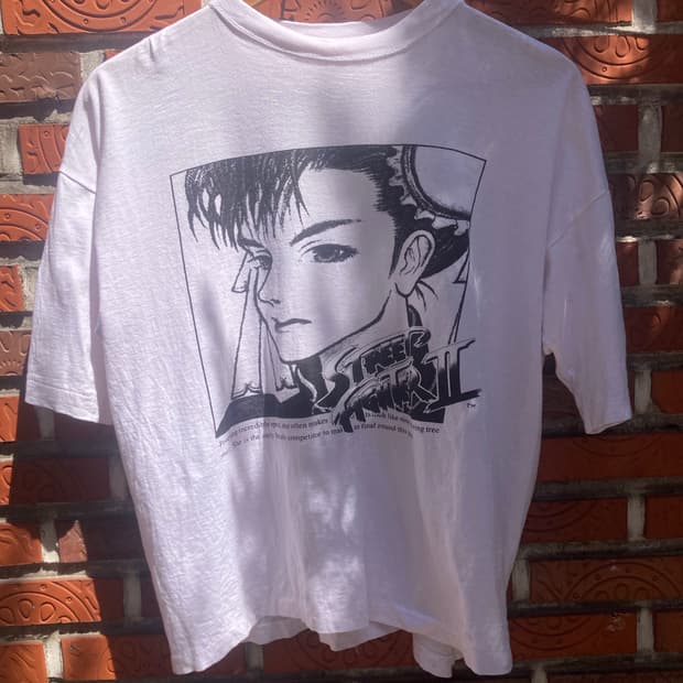 90s street fighter chun-li tshirt