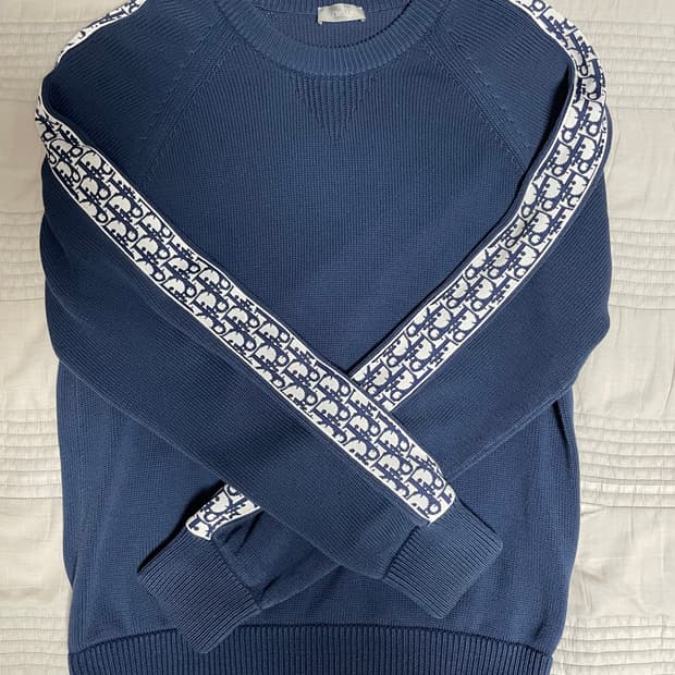 [정품] 디올 오블리크 인서트 니트 L