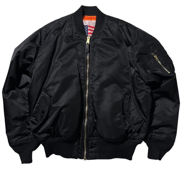 알파 인더스트리 MA-1 항공 점퍼 블랙