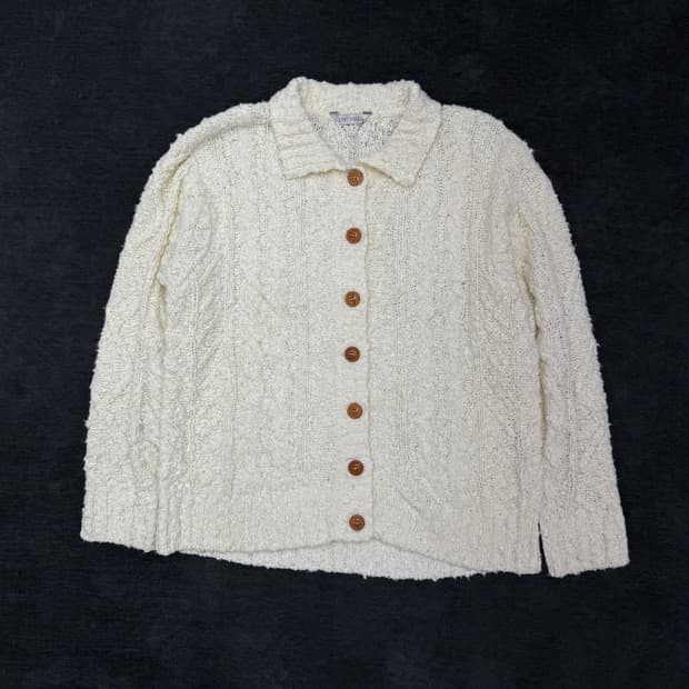 ventviqlet 부클레 텍스처 가디건