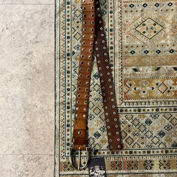 보닌 가죽 벨트 브라운  #csz1963