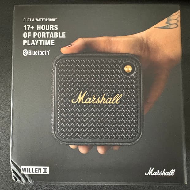 Marshall WILLEN II 블루투스 스피커 (블랙) | 미개봉 |