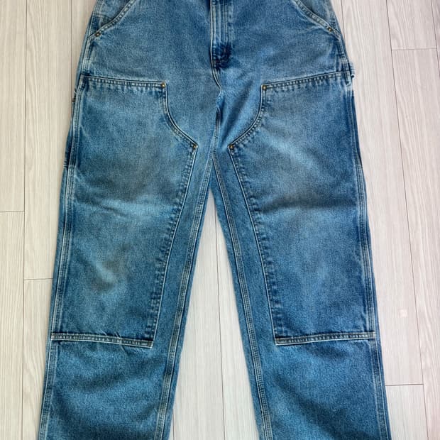 칼하트 더블니 데님