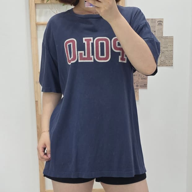 [프립]M/폴로 랄프로렌 네이비 반팔 티셔츠