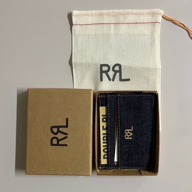rrl 더블알엘 데님 카드홀더 카드지갑