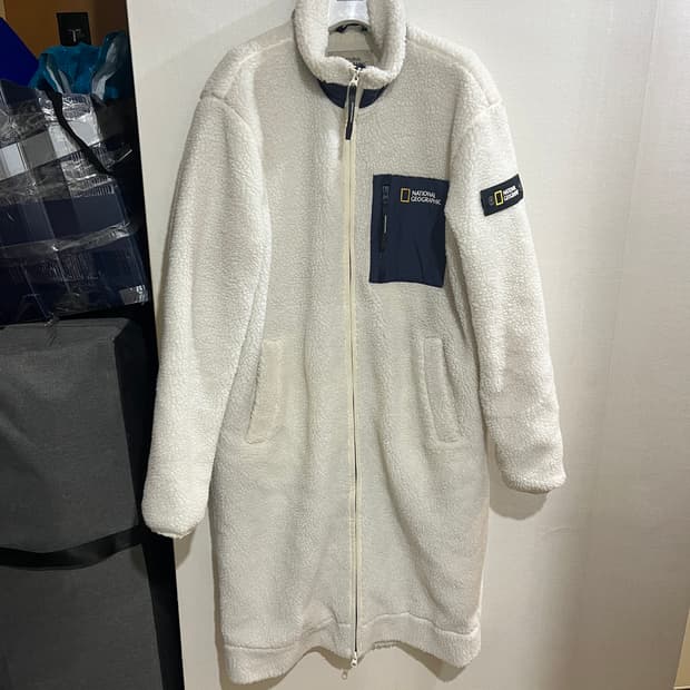 (XL) 내셔널지오그래픽 유틸리티 롱후리스 자켓