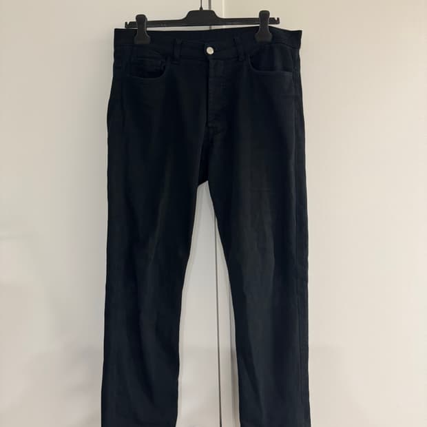 Y-3 데님 팬츠 블랙