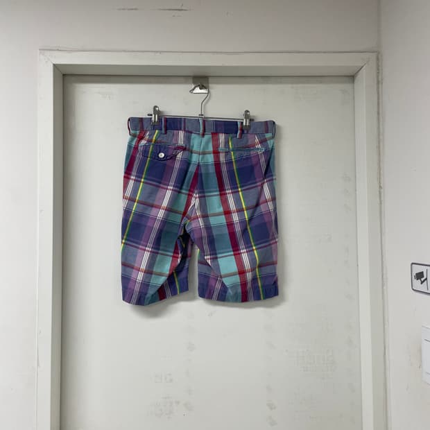 폴로 랄프로렌 체크 반바지 31