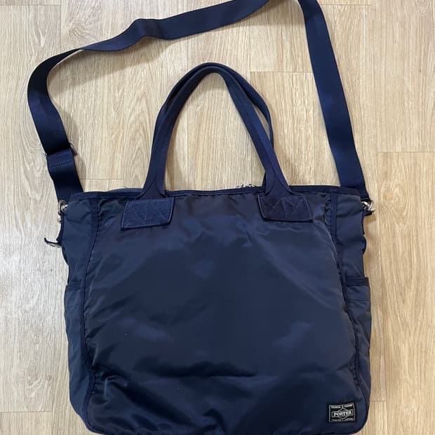 요시다 포터 frame 프레임 2way 토트백 네이비