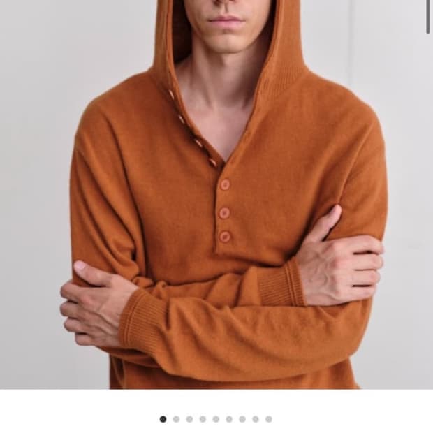 Colorcolour 후드 니트 m