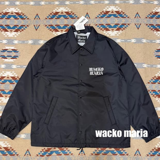 [L] 와코마리아 코치자켓 블랙 - 25FW