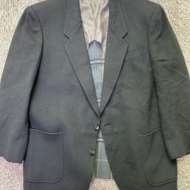 일본판 랑방 캐시미어 혼방 블레이저 사이즈 105