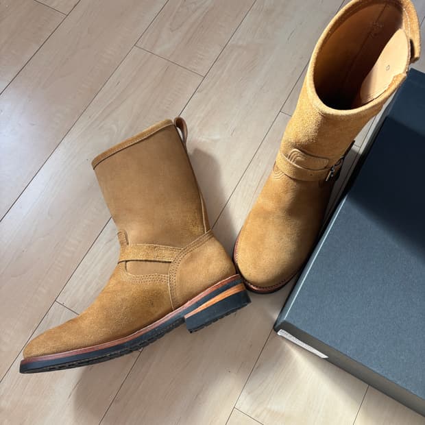 Makers 메이커스 홀스 스웨이드 엔지니어부츠 9