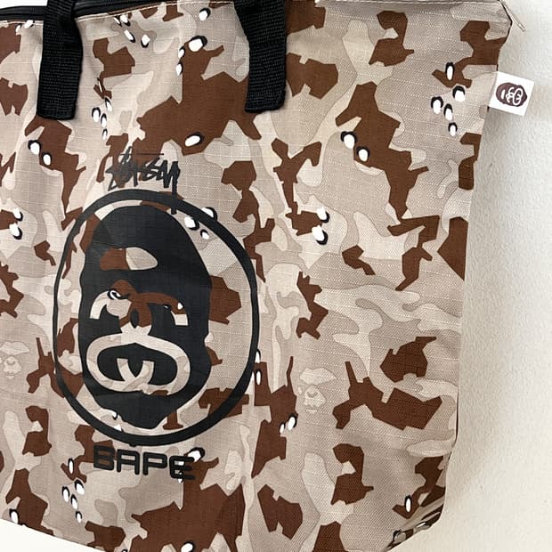 Stussy X Bape tote bag