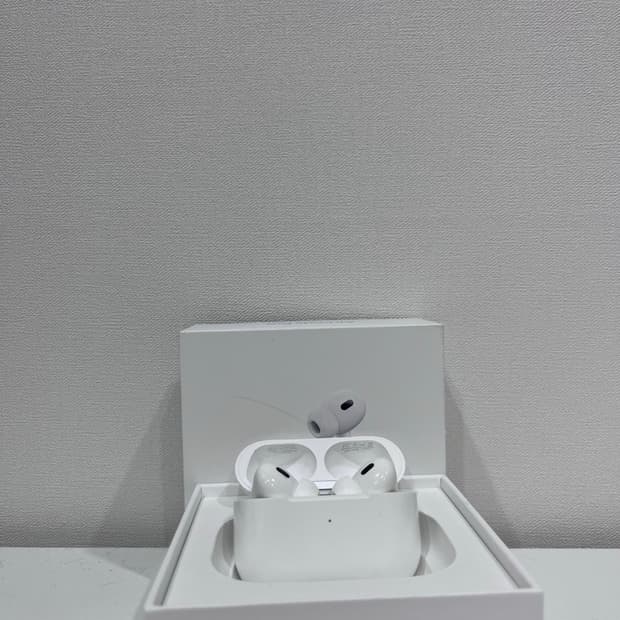 정품에어팟 프로 2세대 c타입 판매합니다(무하자,보증기간 있음