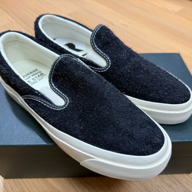 컨버스 X 골프왕 원스타 CC 슬립 프로 블랙뷰티 255 사이즈 팝니다.