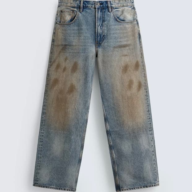 zara 빈티지 효과 배기 진