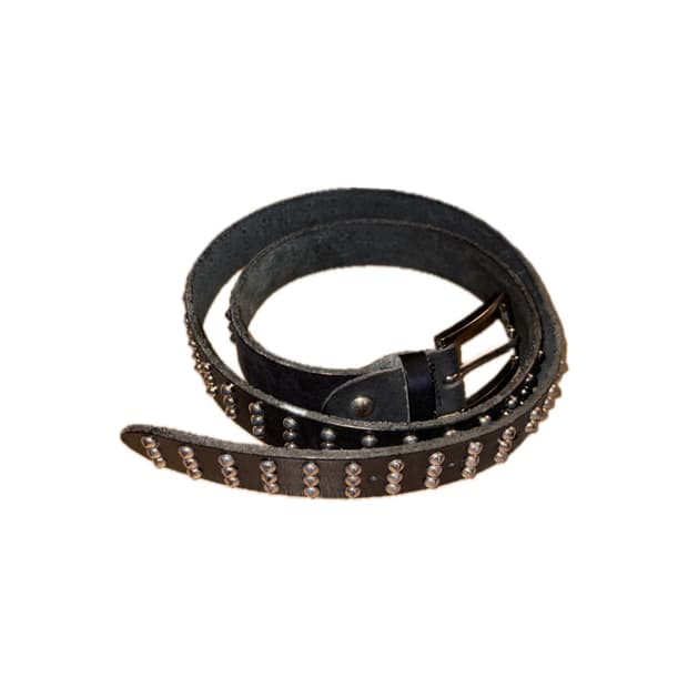 Studded Leather Belt