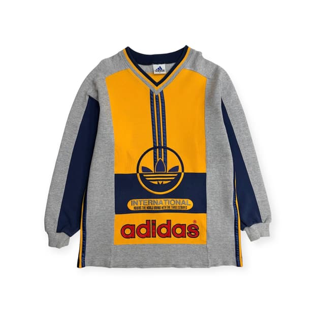 아디다스 X 데상트 90s 일본판 파이어버드 맨투맨 100 L 정도