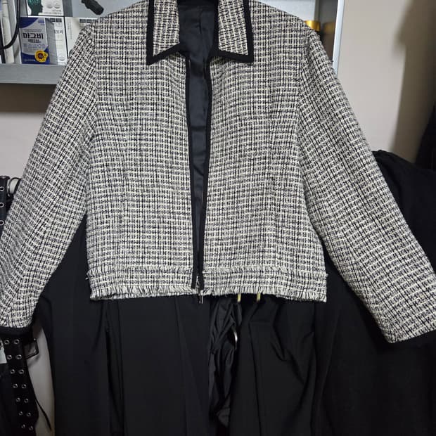 엘무드 파탈 트러커 트위드자켓