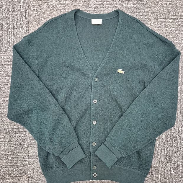 [100]<라코스테>카키 니트가디건