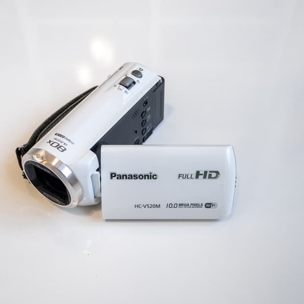 Panasonic HC-V520M-W / 빈티지 디지털 캠코더 