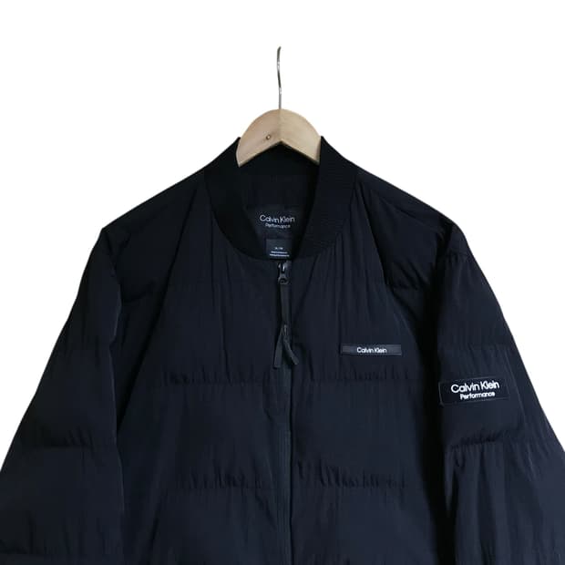 캘빈클라인 검정 반자켓점퍼