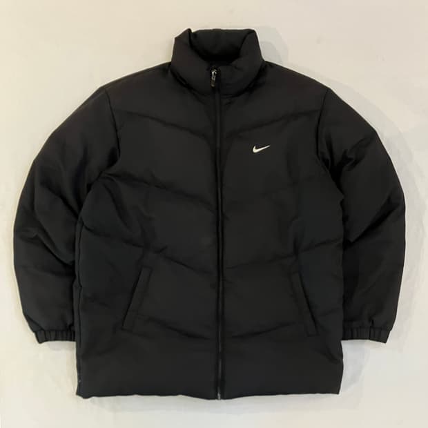 00s 나이키 뉴챔프 빈티지 덕다운 패딩 블랙