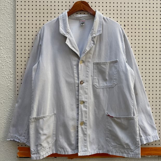 1980s EURO KARBA HICKORY STRIPE 프렌치워크자켓
