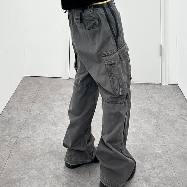 Polo Jeans Company gray cargo pants