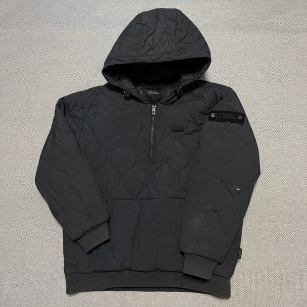 내셔널지오그래픽 포에버 퀼팅 후드 아노락