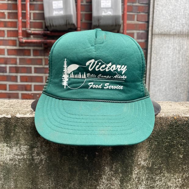 Kc vintage trucker cap메쉬캡빈티지캡볼캡