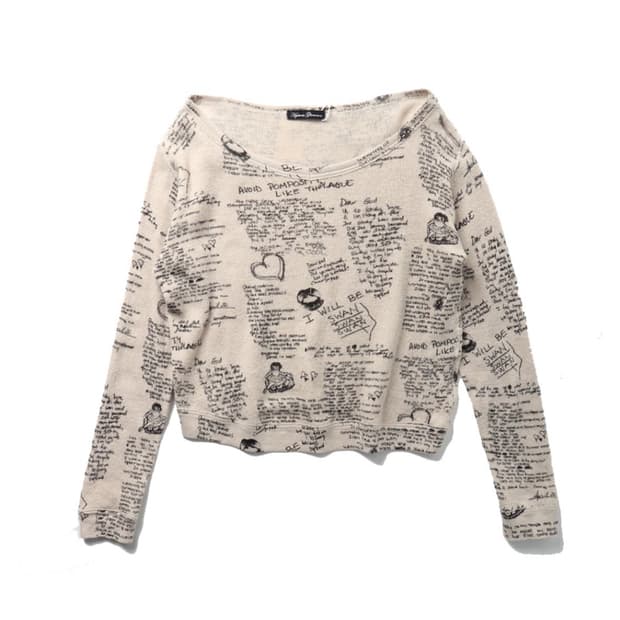 히스테릭 글래머 오프숄더 티