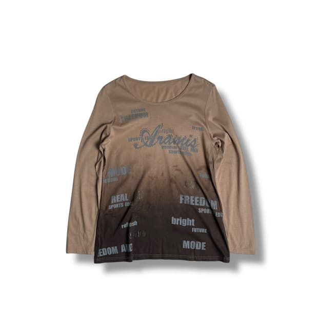 Aramis 그라데이션 비즈 롱슬리브