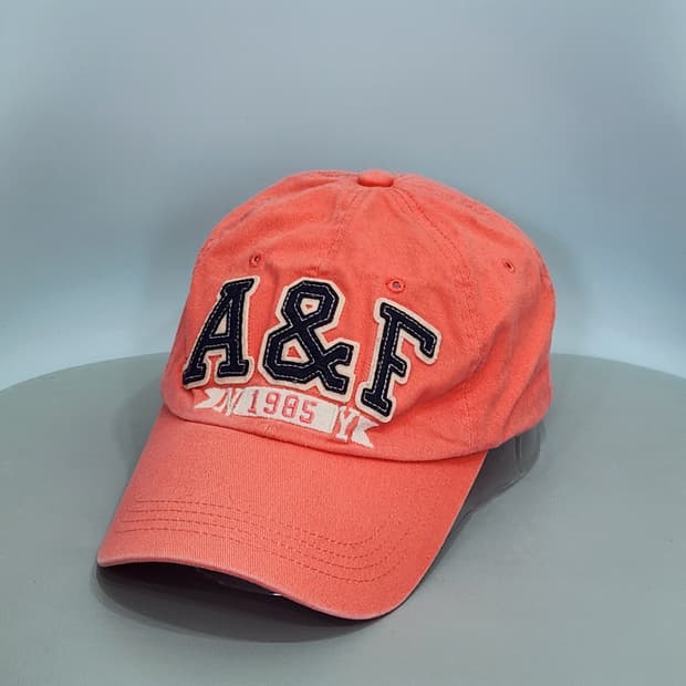 America &F 아메리카앤에프 핑크색 볼캡 모자 vintage