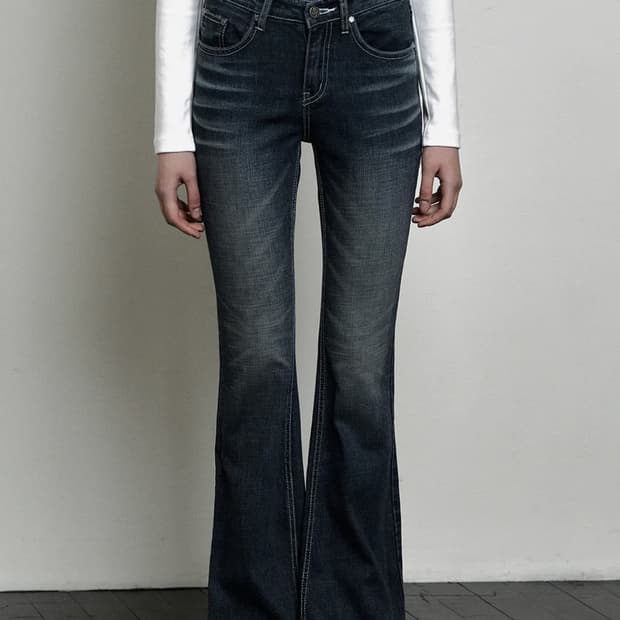 시너진 sand cat washing denim pants blue M